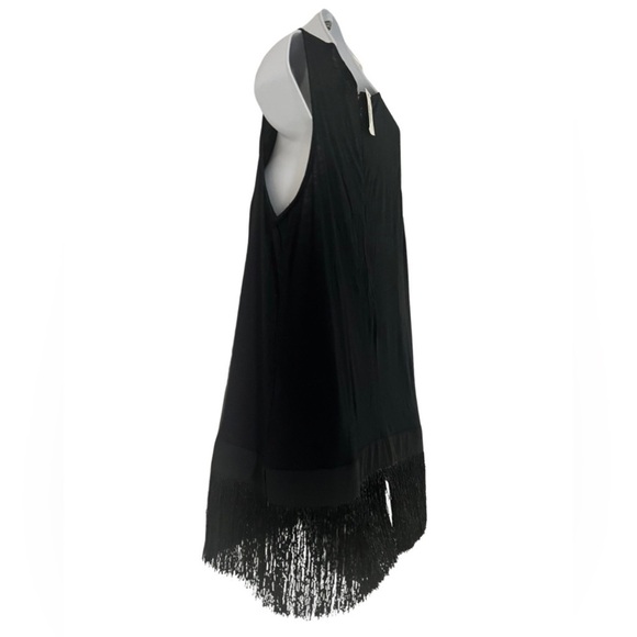 J.Crew Black Sleeveless Fringe Top | Size M | NWT - Picture 8 of 10
